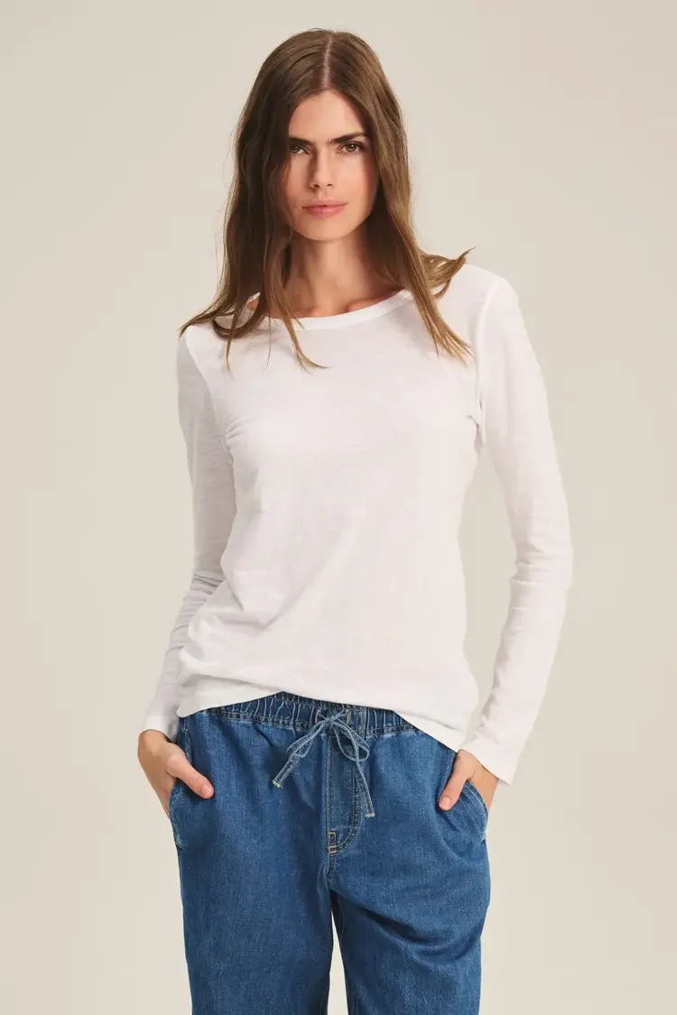 Velvet Lizzie Top White