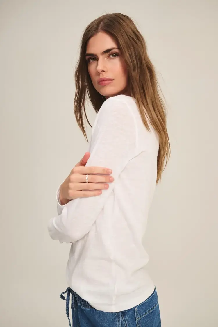 Velvet Lizzie Top White