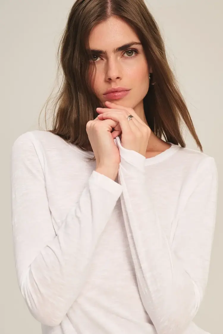Velvet Lizzie Top White