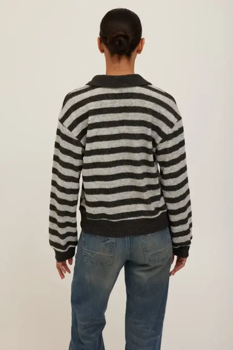 Project Social T Newport Pullover Charcoal Heather Grey