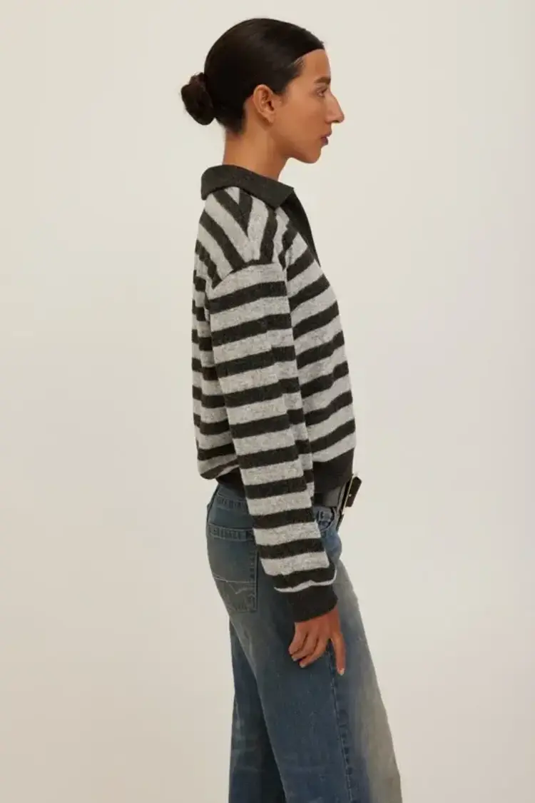 Project Social T Newport Pullover Charcoal Heather Grey