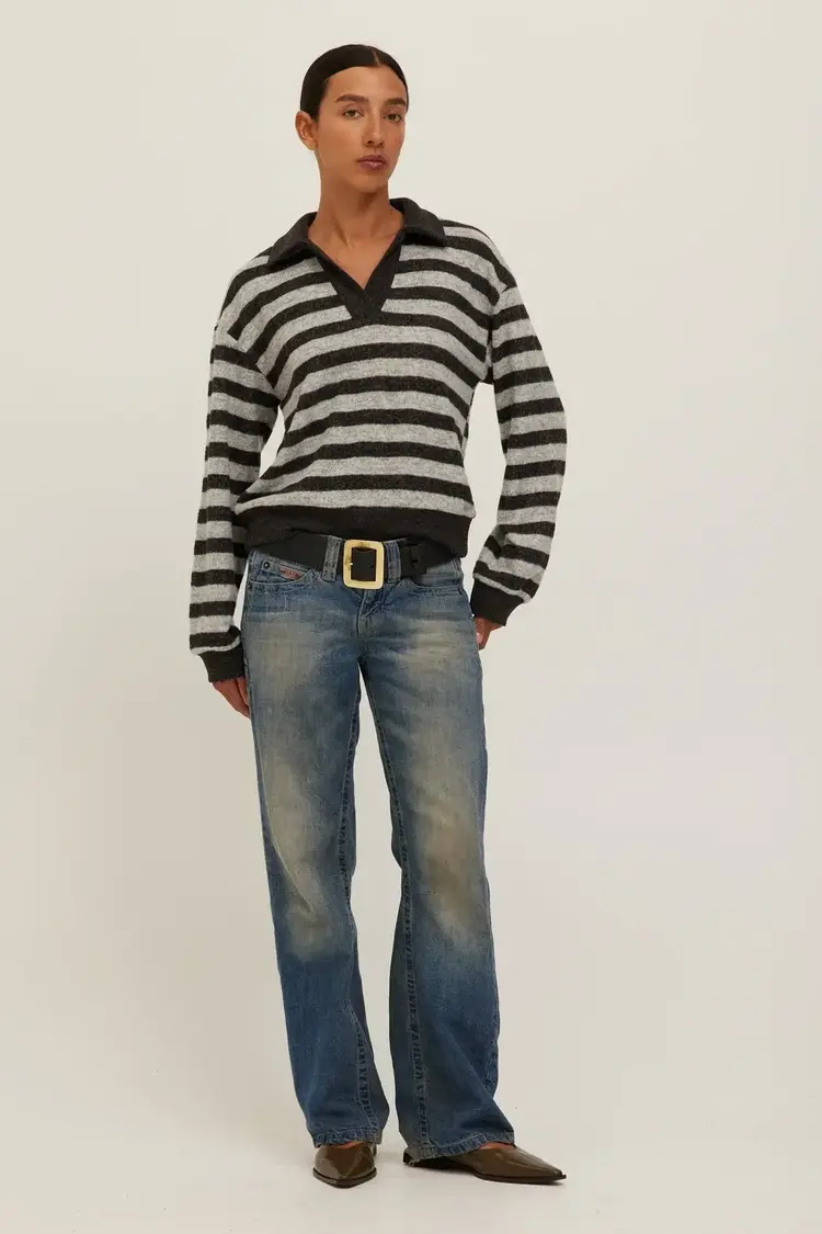 Project Social T Newport Pullover Charcoal Heather Grey