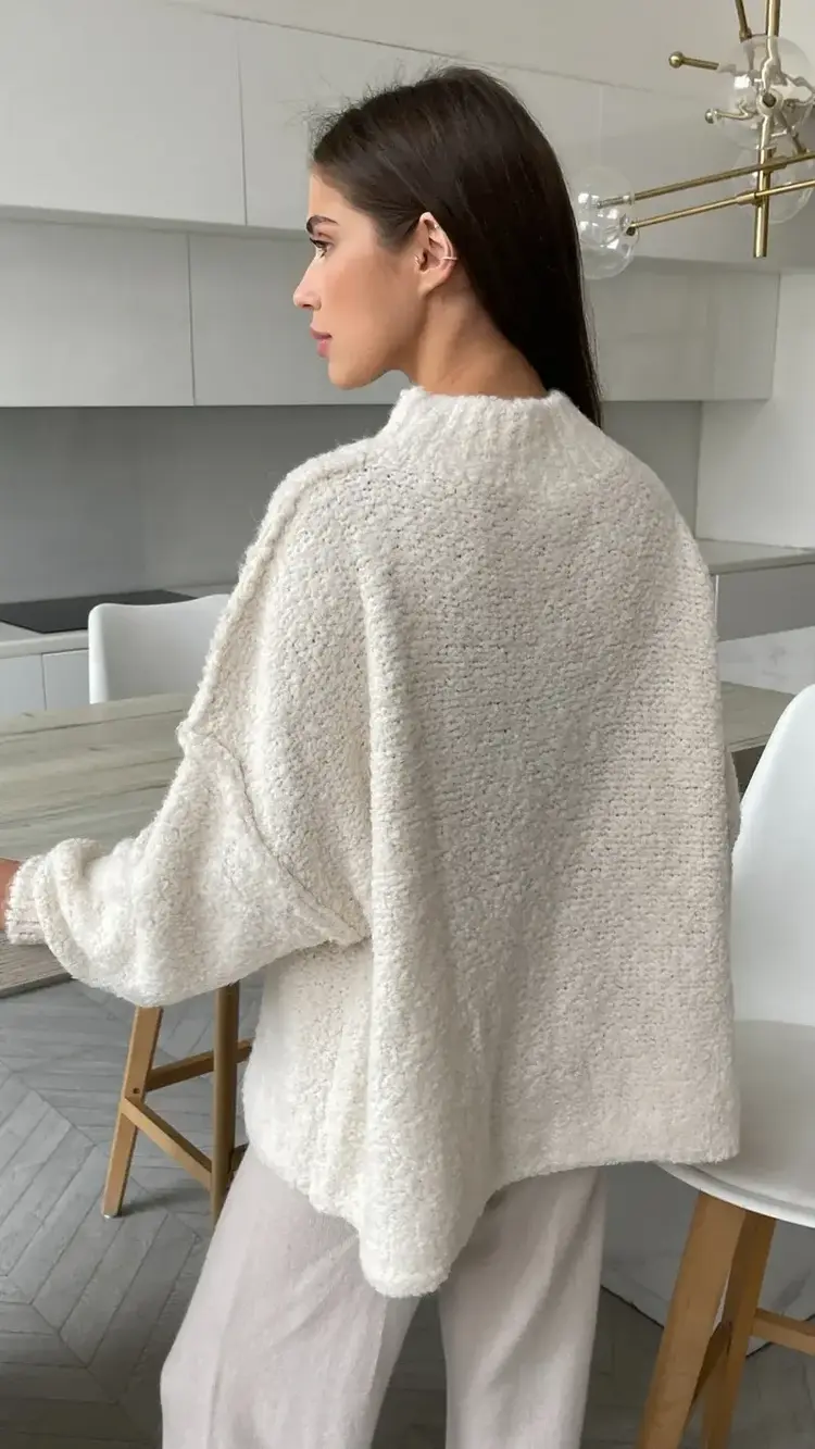 Charli London Jessica Sweater Off White 4352-B6007