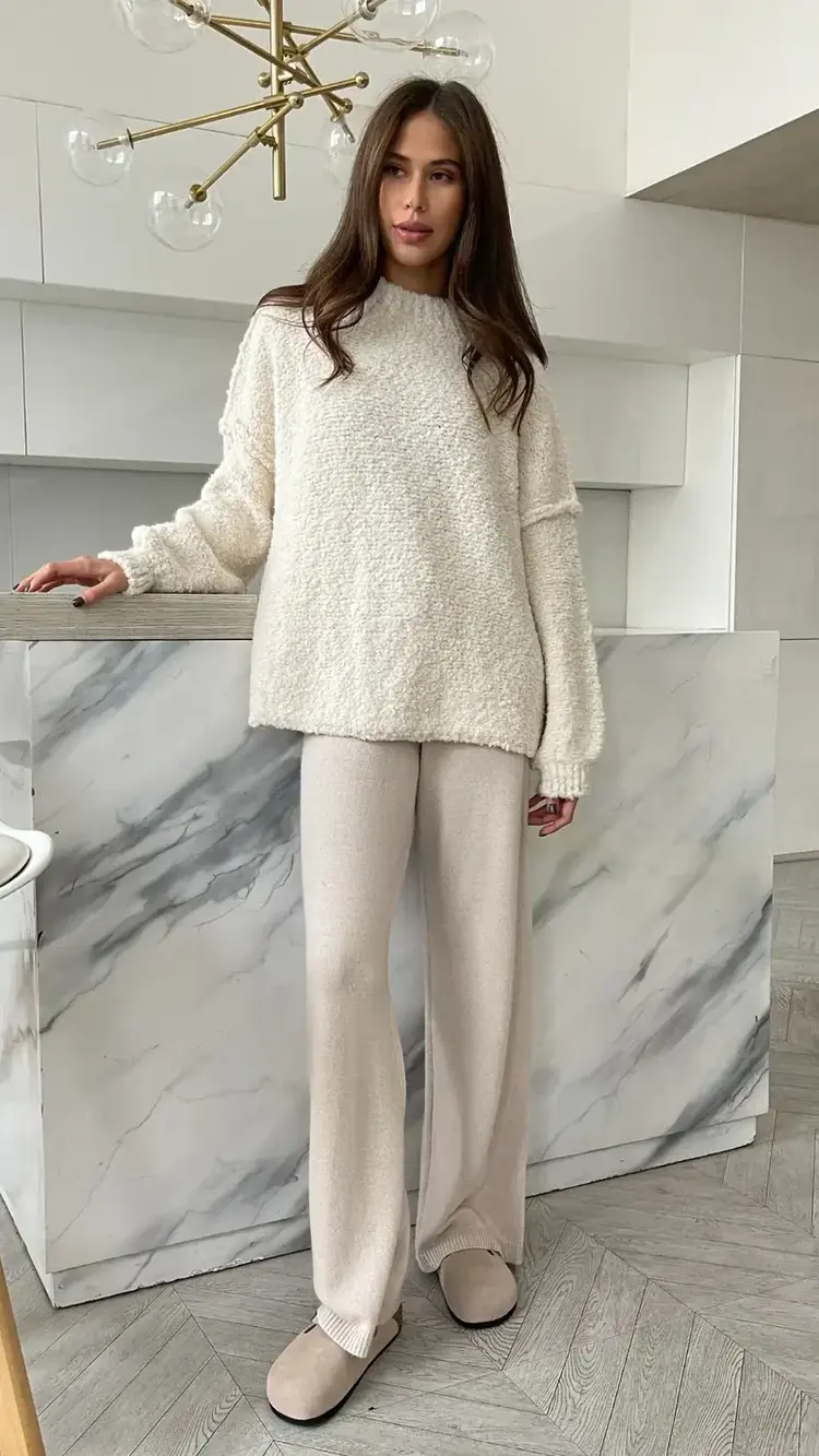 Charli London Jessica Sweater Off White 4352-B6007