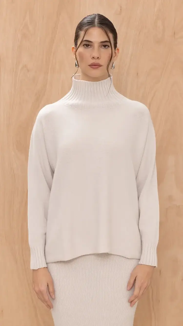 Charli London Adina Sweater Ivory 4350-IT2775