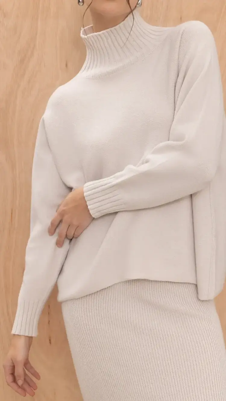 Charli London Adina Sweater Ivory 4350-IT2775