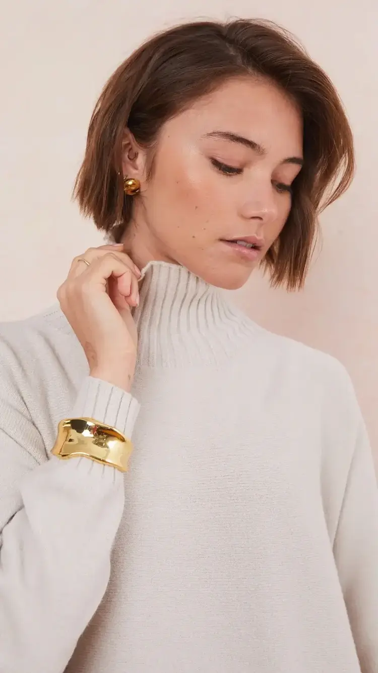 Charli London Adina Sweater Ivory 4350-IT2775