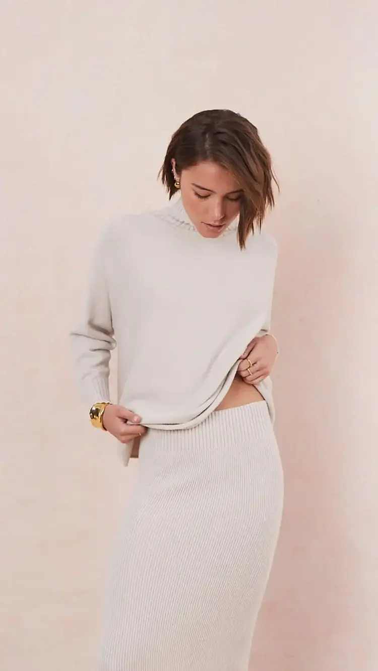 Charli London Adina Sweater Ivory 4350-IT2775