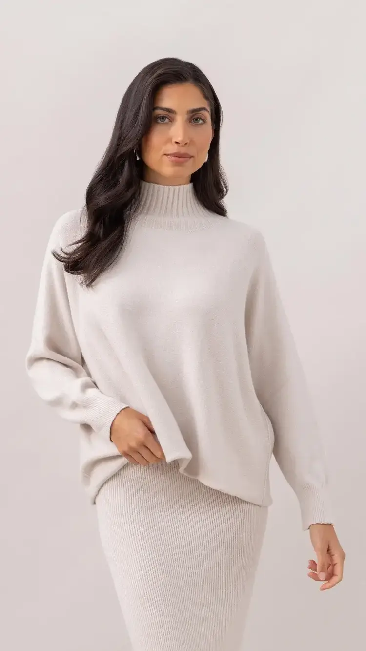 Charli London Adina Sweater Ivory 4350-IT2775