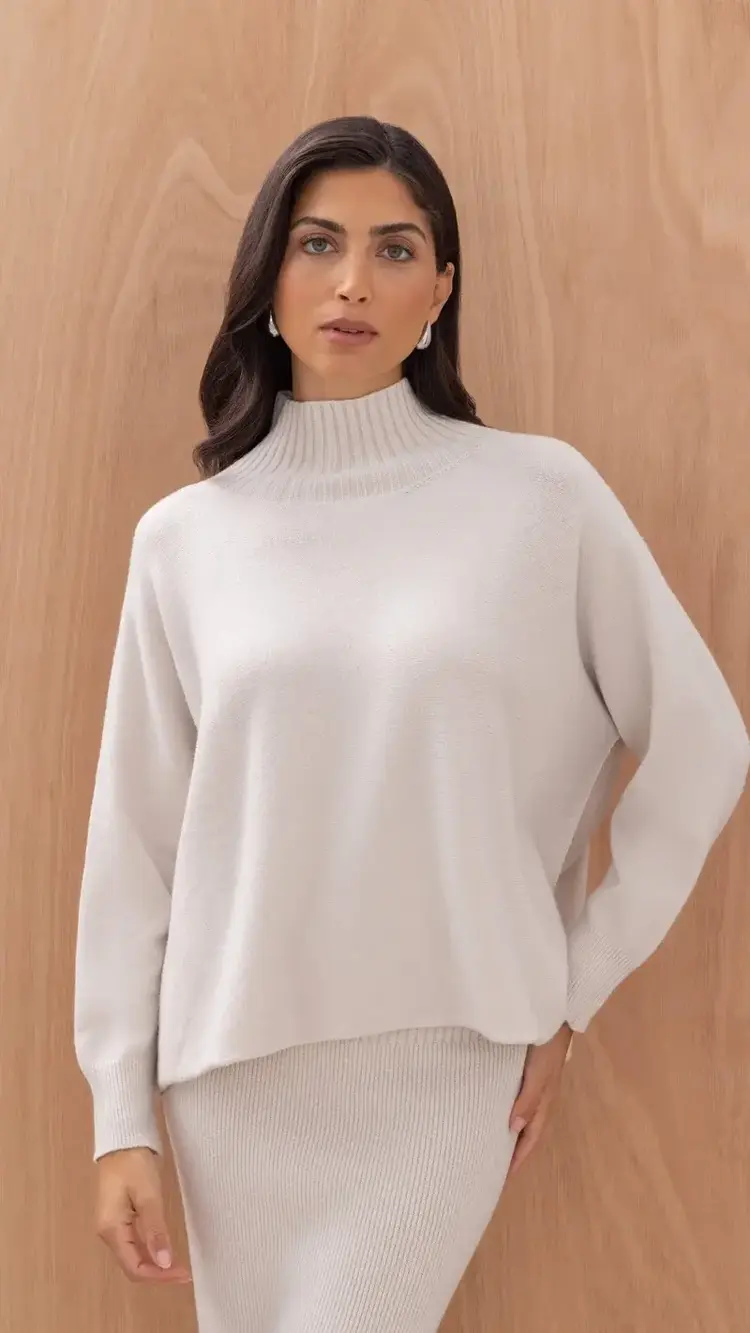 Charli London Adina Sweater Ivory 4350-IT2775