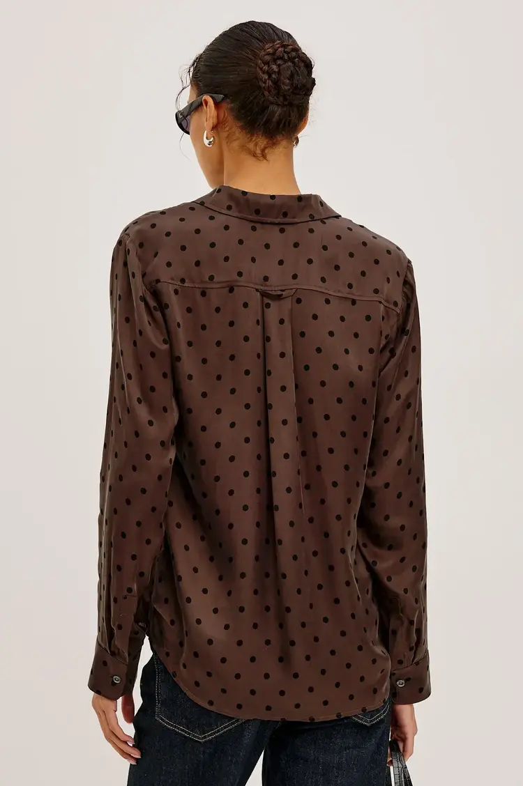 Rails Alyssa Shirt Chocolate Polka