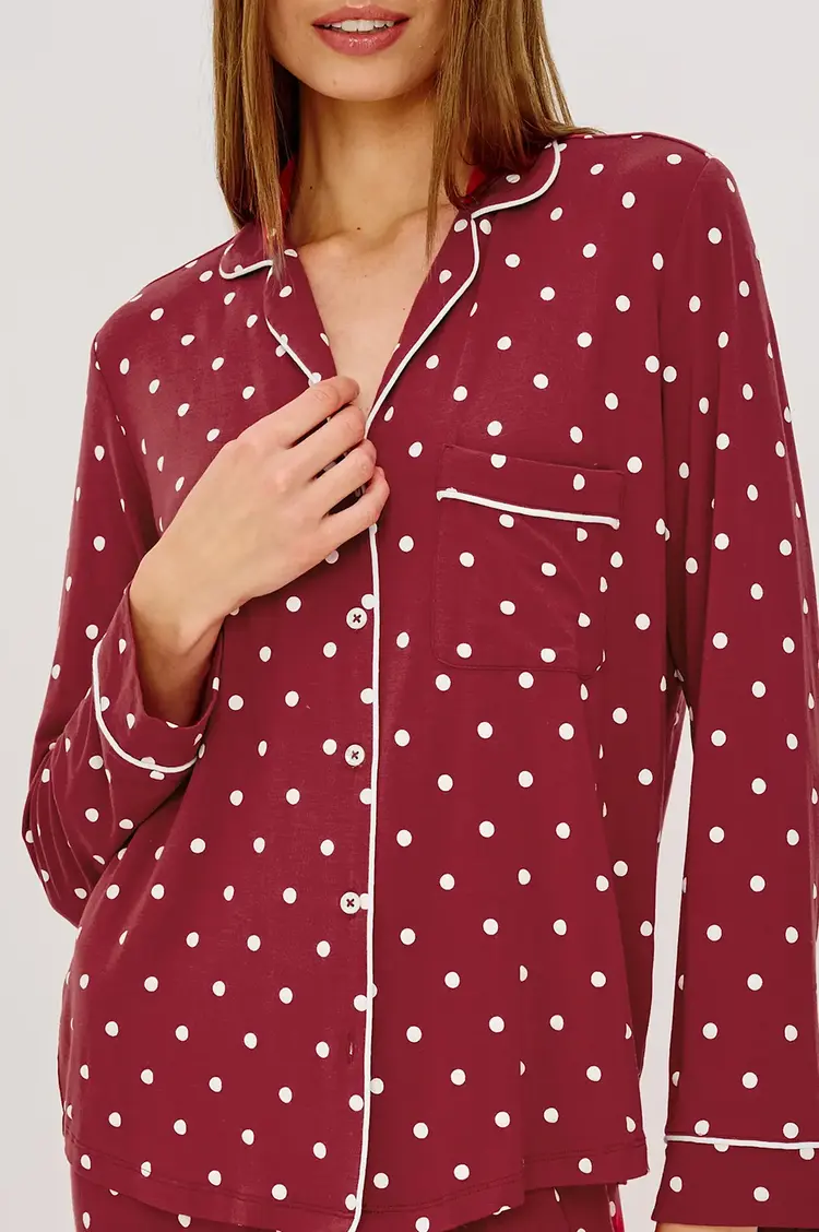 Rails Varra Pajama Set Cardinal Polka