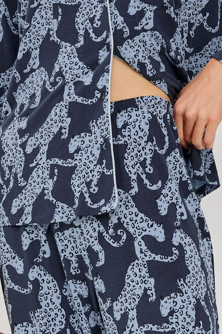 Rails Varra Pajama Set Midnight Jaguar