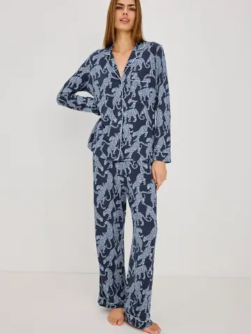 Rails Varra Pajama Set Midnight Jaguar