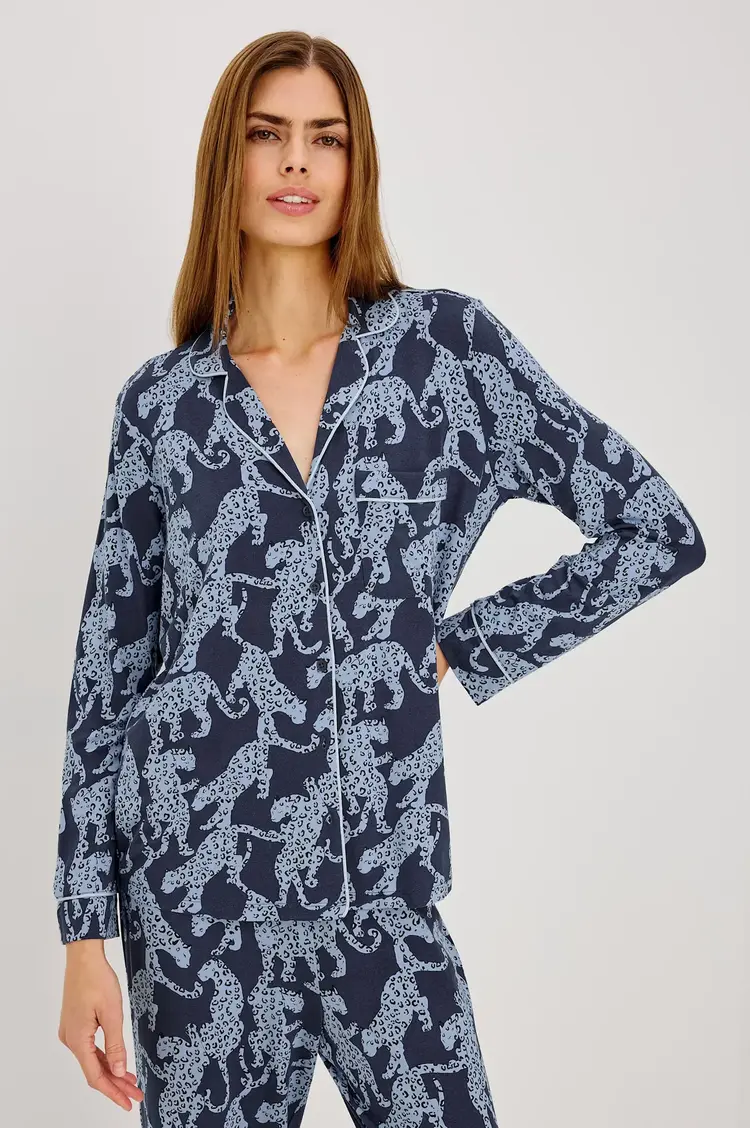 Rails Varra Pajama Set Midnight Jaguar