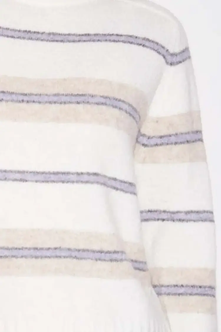 John & Jenn Skyler Sweater Heather Lilac