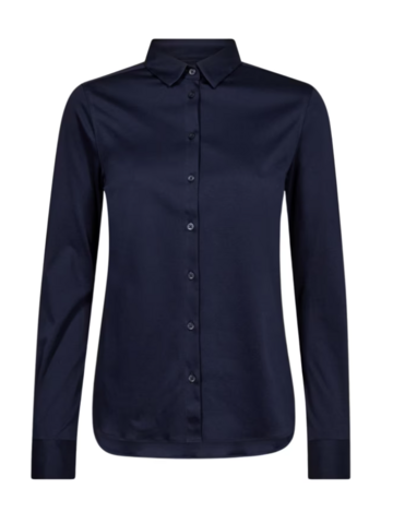 Mos Mosh Tina Jersey Shirt Salute Navy