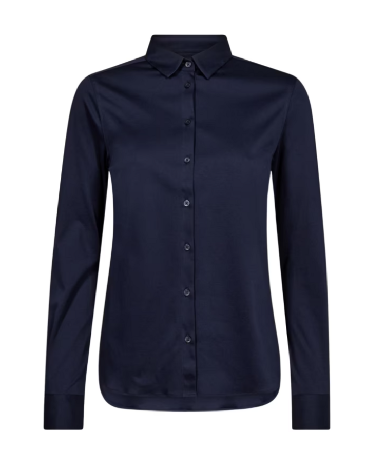 Mos Mosh Tina Jersey Shirt Salute Navy