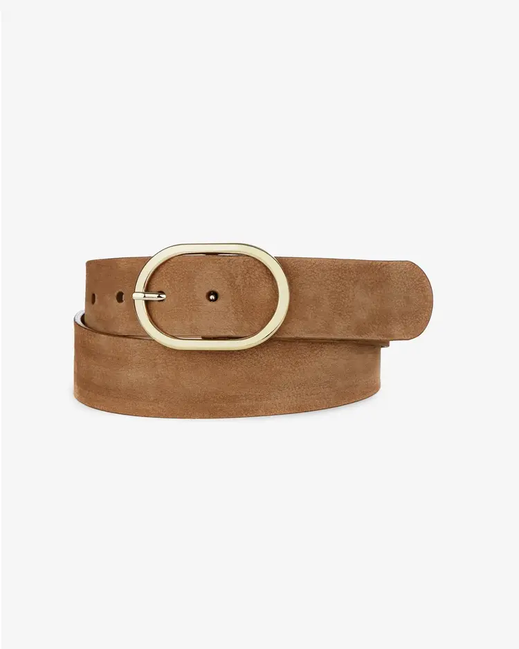 Brave Leather Medora Belt Fawn Canada - Gold