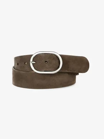 Brave Leather Medora Belt Smoke Canada - Silver