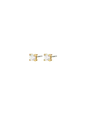 Pilgrim Jewellery RAVI Crystal Earstuds 3mm Gold Plated