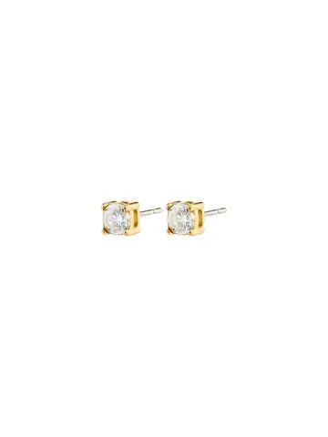 Pilgrim Jewellery RAVI Crystal Earstuds 4mm Gold Plated