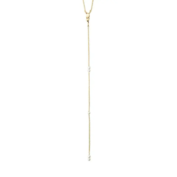 Pilgrim Jewellery ERON Pearl Y-Necklace Gold Plated