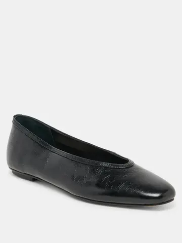 Dolce Vita Caret Flat Midnight Leather
