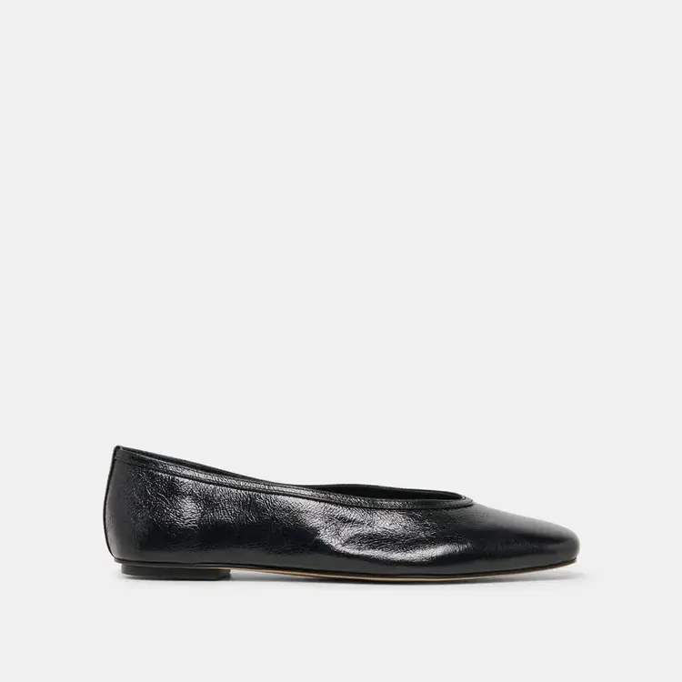 Dolce Vita Caret Flat Midnight Leather