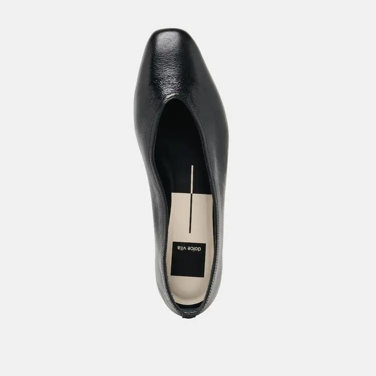 Dolce Vita Caret Flat Midnight Leather