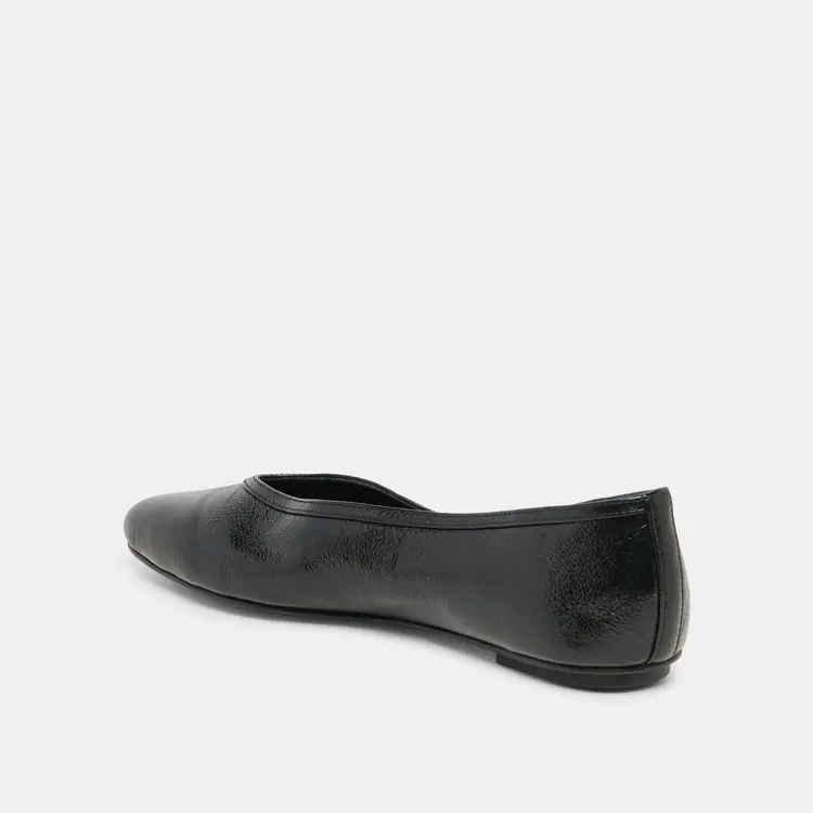 Dolce Vita Caret Flat Midnight Leather