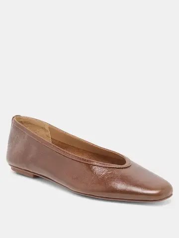 Dolce Vita Caret Flat Russet Leather