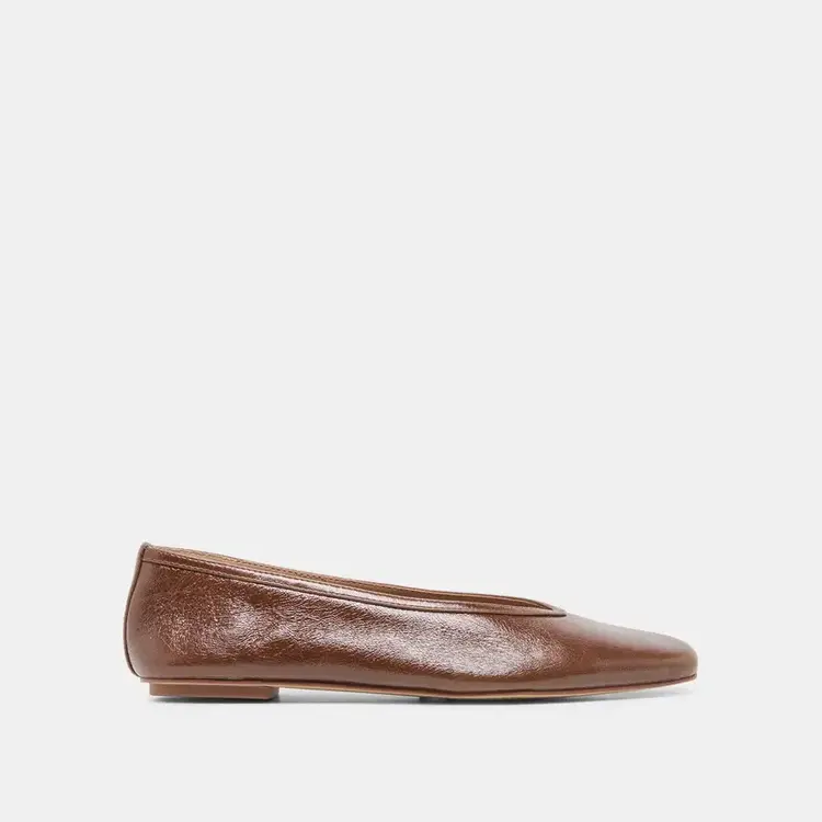 Dolce Vita Caret Flat Russet Leather
