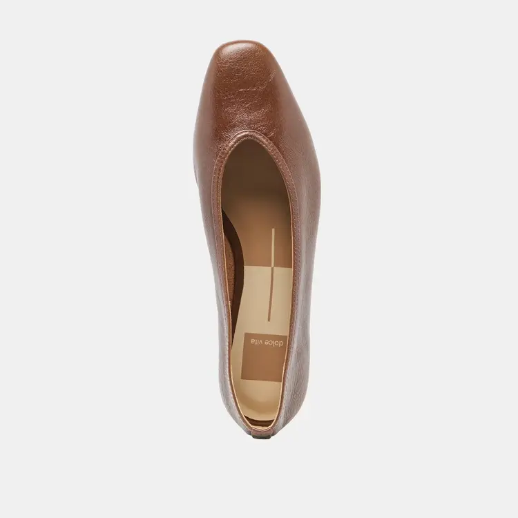 Dolce Vita Caret Flat Russet Leather