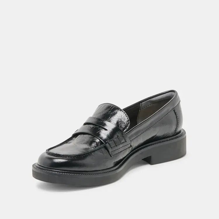 Dolce Vita Tiggy Loafer Midnight Crinkle Patent