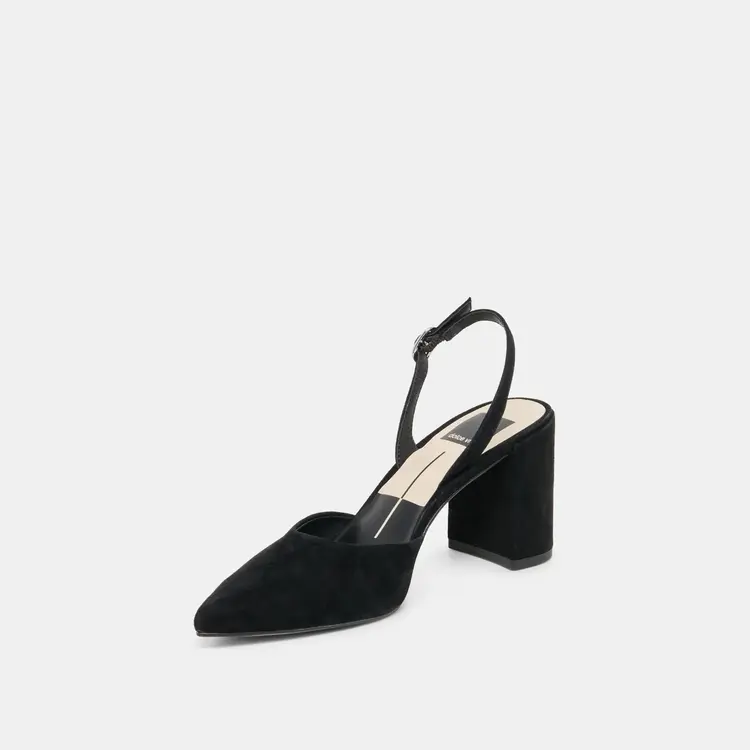 Dolce Vita Carelh Heel Onyx Suede
