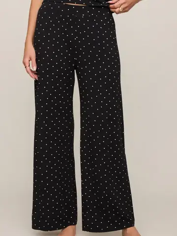 ZSupply Luxe Dot Pant Black