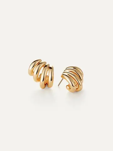 Jenny Bird Monroe Earrings Gold
