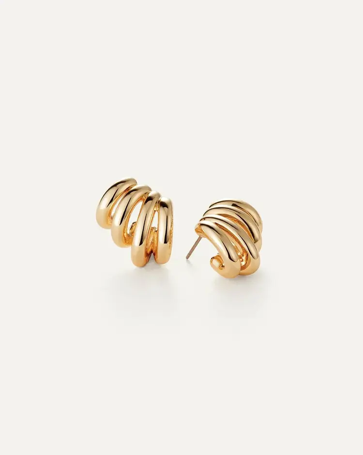 Jenny Bird Monroe Earrings Gold