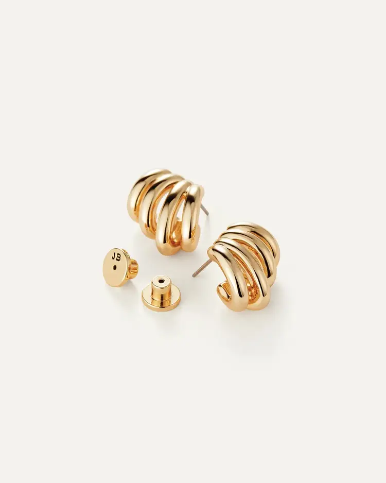 Jenny Bird Monroe Earrings Gold
