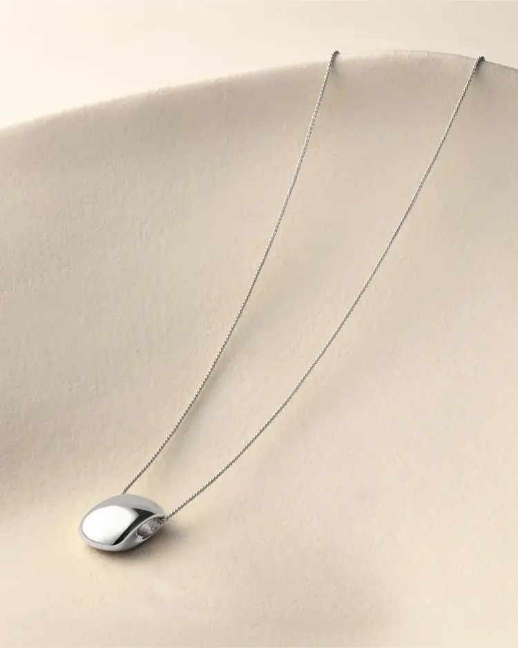 Jenny Bird Leon Pendant Necklace Silver