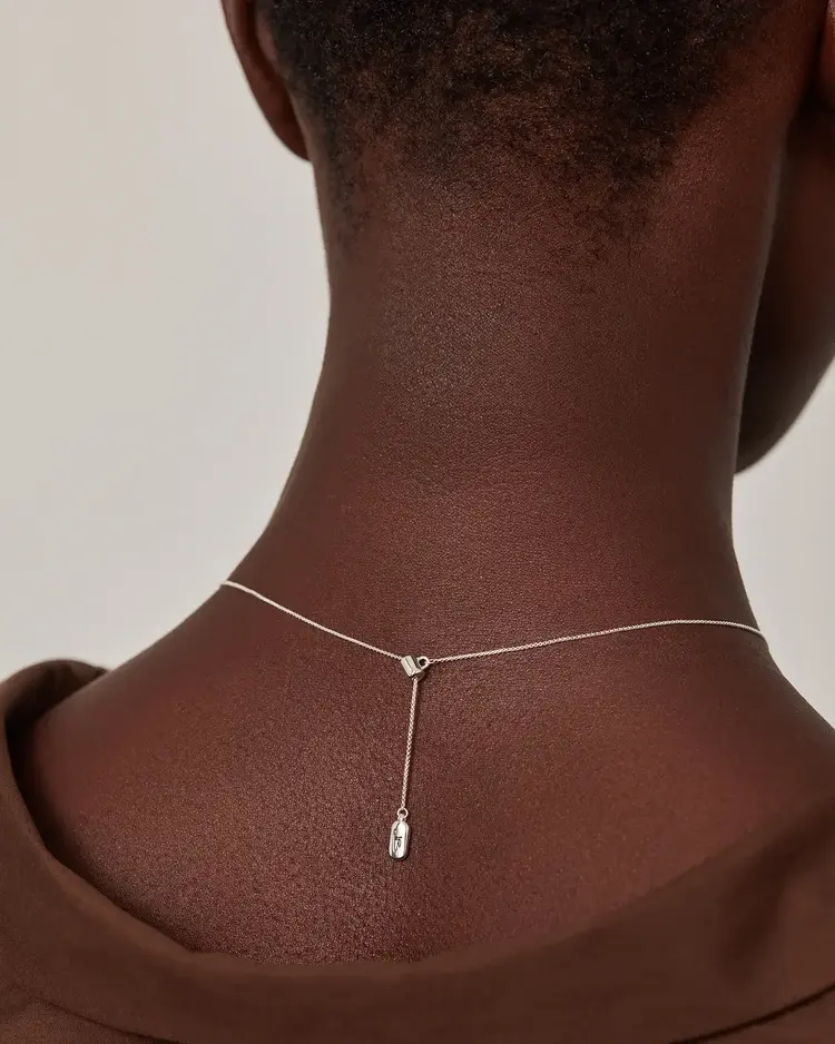 Jenny Bird Leon Pendant Necklace Silver