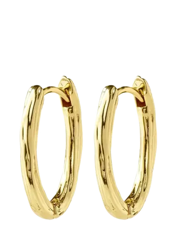 Pilgrim Jewellery NOW Hoop Earrings Gold Plated
