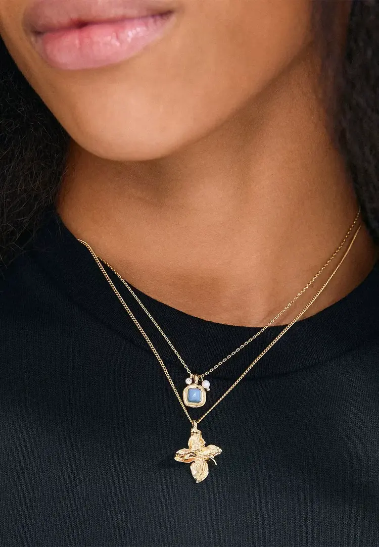 Pilgrim Jewellery TRACE Necklaces 2-in-1 Set Gold Plated