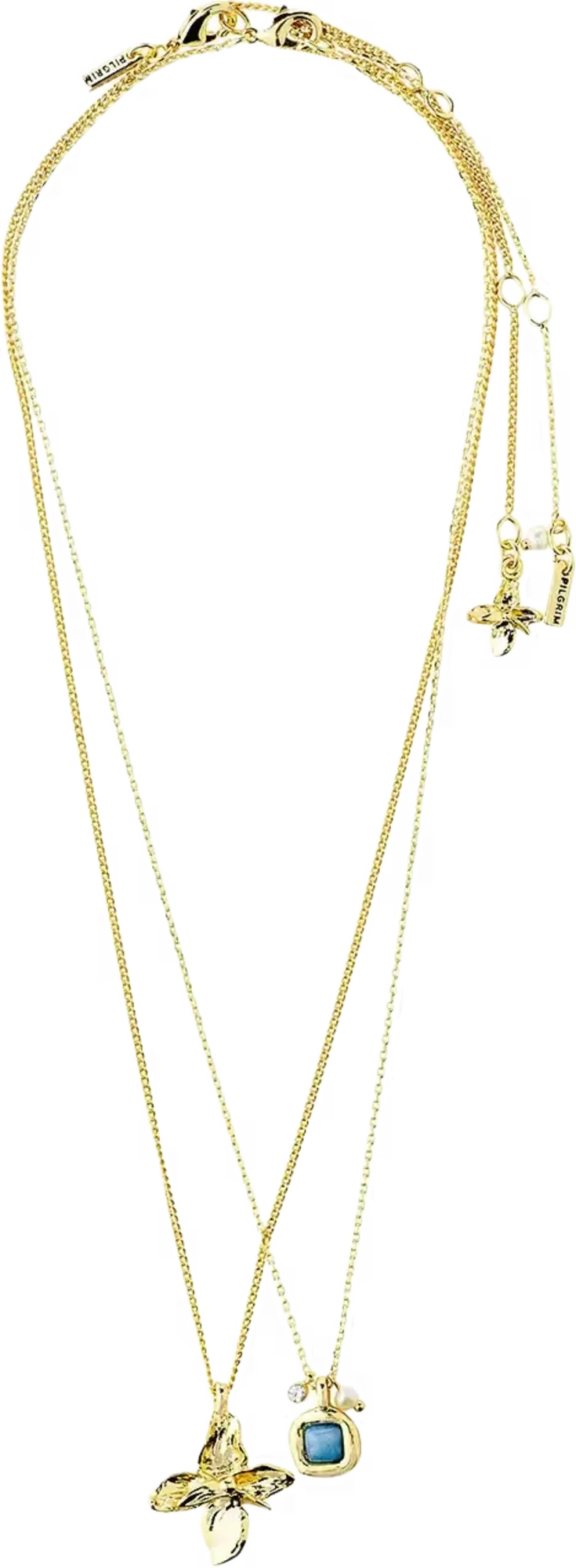 Pilgrim Jewellery TRACE Necklaces 2-in-1 Set Gold Plated