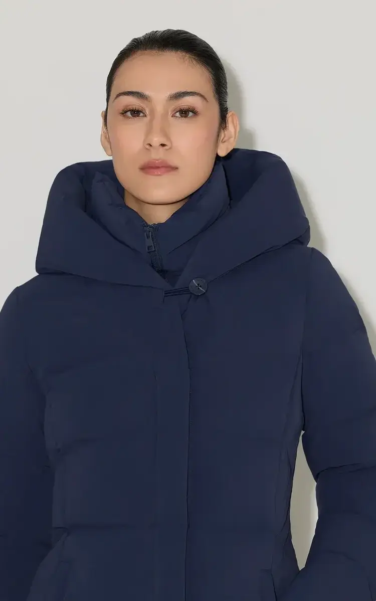 Soia & Kyo SONNY-U Signature Coat in Down Night Blue