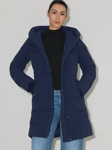 Soia & Kyo SONNY-U Signature Coat in Down Night Blue