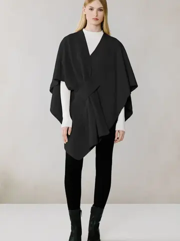 Soia & Kyo CLAUDELLE Knit Wrap Black
