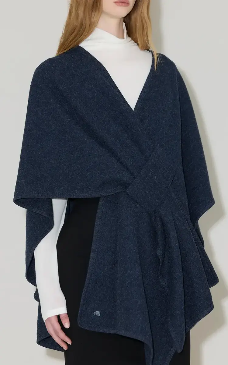 Soia & Kyo CLAUDELLE Knit Wrap Night Blue