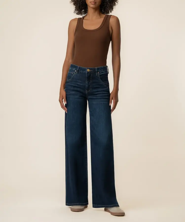 KUT from the Kloth Maya High Rise Wide Leg Angelically